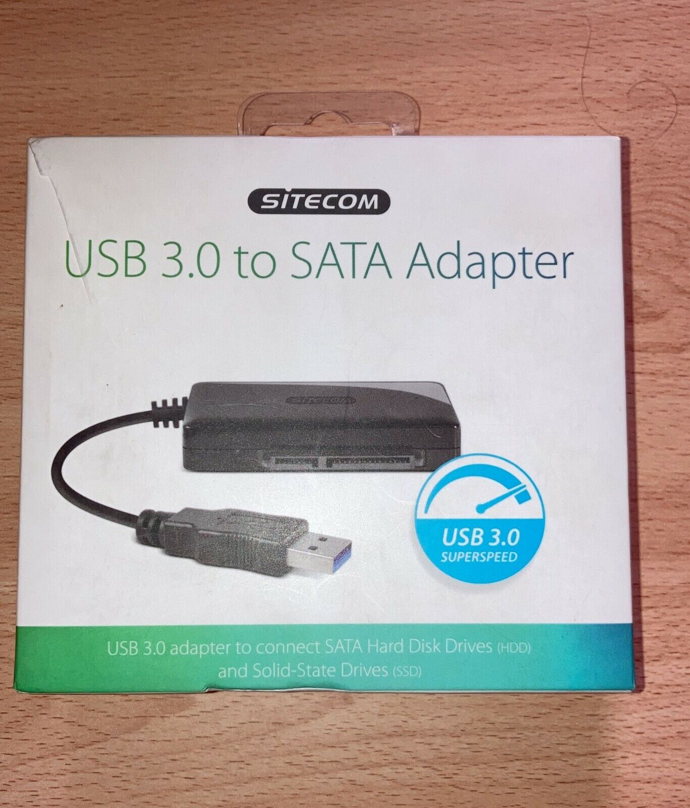 Sitecom Adattatore USB / HDD SSD Sata 5 Gbps Cavo Adapter USB 3.0 Nero CN-332