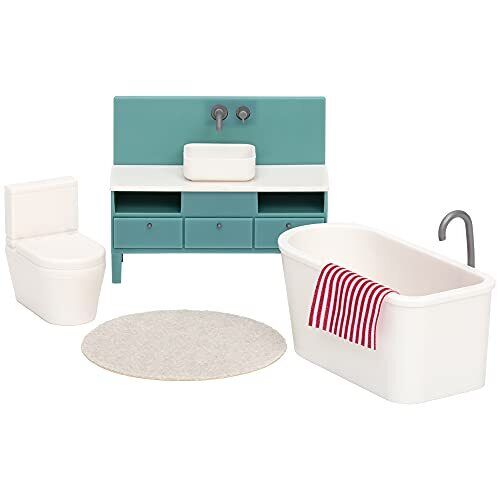 Lundby 60-3068-00 - Set da Bagno Basic (s7m)