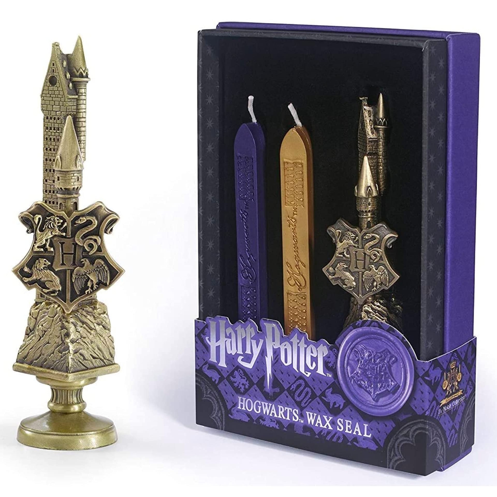 The Noble Collection Harry Potter Hogwarts Wax Seal - 6.5in (16.5cm) Die Cast Me