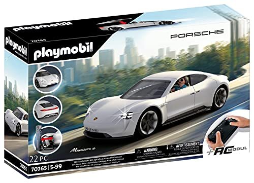 PLAYMOBIL Porsche 70765 Porsche Mission E, Con telecomando ed effetti (E7R)