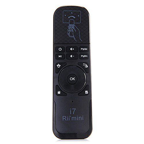 Rii Mini i7 Telecomando multimediale con mouse giroscopico per Smart TV, Mini PC