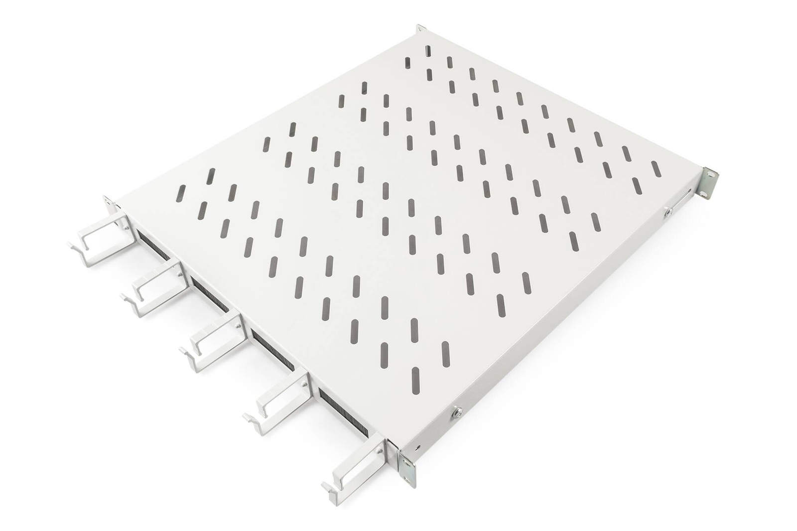 RIPIANO PER ARMADI RACK 19" CON GESTIONE CAVI PER ARMADI 800 MM COLORE GRIGIO
