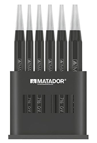 MATADOR punzone-Set, 6 teilig 3-10 mm, 0716 9060 (B7k)