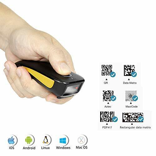 NETUM C750 Wireless Barcode Scanner Bluetooth Compatible, Small Pocket (m8a)