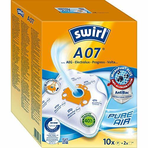 Swirl MicroPor Plus Staubsaugerbeutel für AEG, Electrolux, Progress und (n3w)