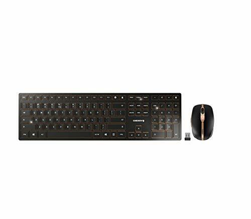 CHERRY DW 9000 SLIM tastiera RF Wireless + Bluetooth Inglese US Black (h3c)