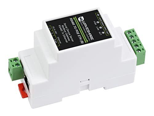 Waveshare RS485 to RJ45 Ethernet Converter Module, Industrial Rail-Mount (n1p)