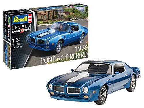 Revell-07672 1970 Firebird Pontiac Kit Modello, Colore Non Verniciato, (J1Y)