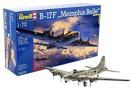 Revell-B-17F Memphis Belle Modello, Scala 1:72, Multicolore, 04279 (C7l)