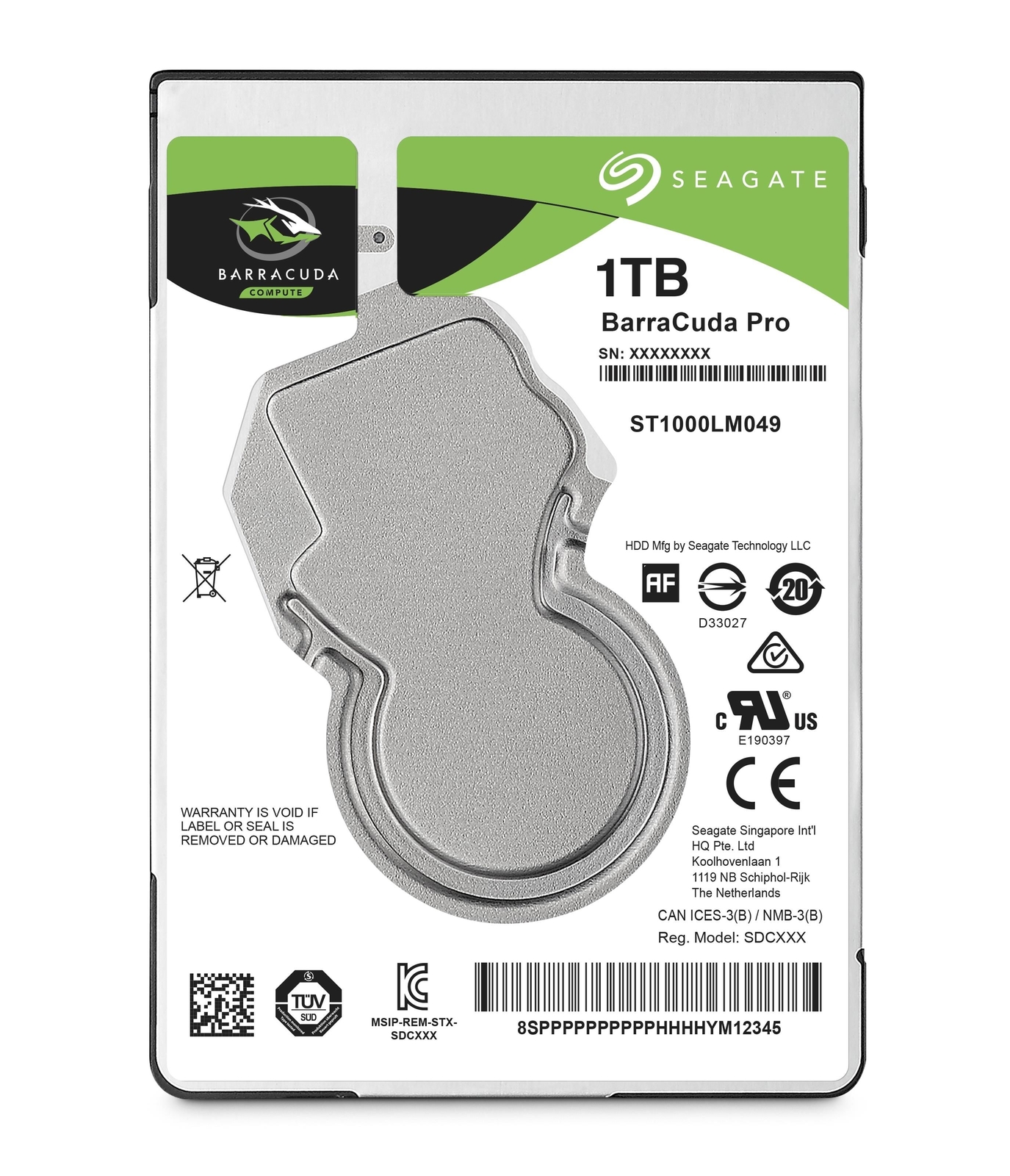 Seagate Barracuda Pro ST1000LM049 HD 1TB Interno SATA 6Gb S 7200rpm 128MB Hd Int