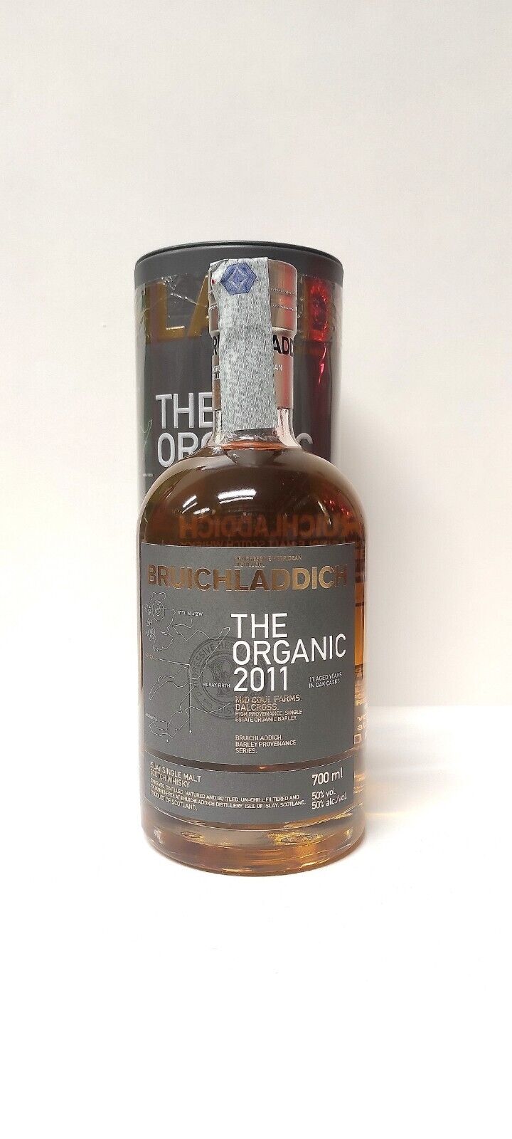 Bruichladdich The Organic 2011  11 Yo  700 ml  50% vol  con box