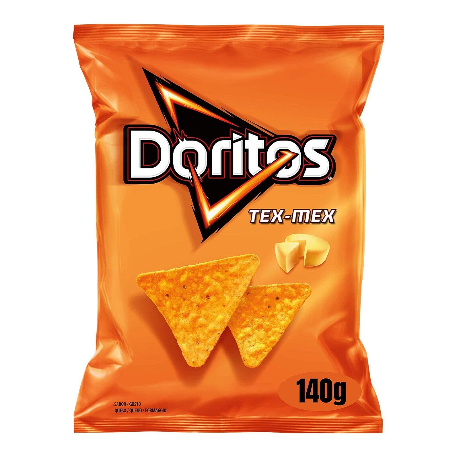 Doritos Tex - Mex Chips Gusto Formaggio Busta da 140 grammi