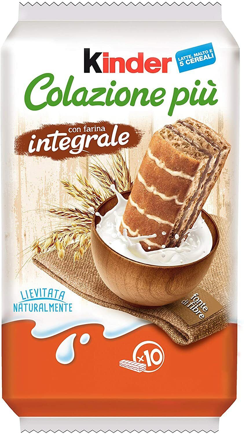 Kinder Colazione Più Merendine, con Farina integrale, 290g