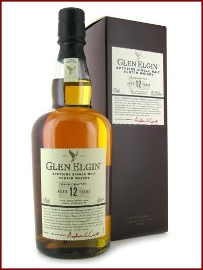 1 bott. GLEN ELGIN 12 years Speyside Single Malt Whisky Hand Crafted