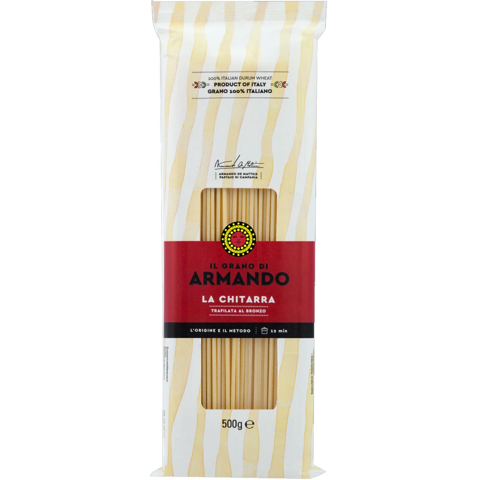 PASTA ARMANDO LA CHITARRA IL GRANO DI ARMANDO PACCO 500 GR TRAFILATA AL BRONZO