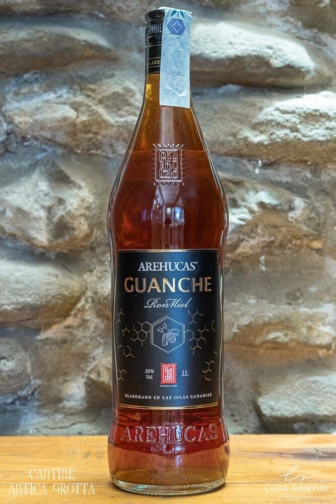 Ron Licor de Miel Guanche Arehucas Distillery 100c 20% Rum al miele Gran Canaria