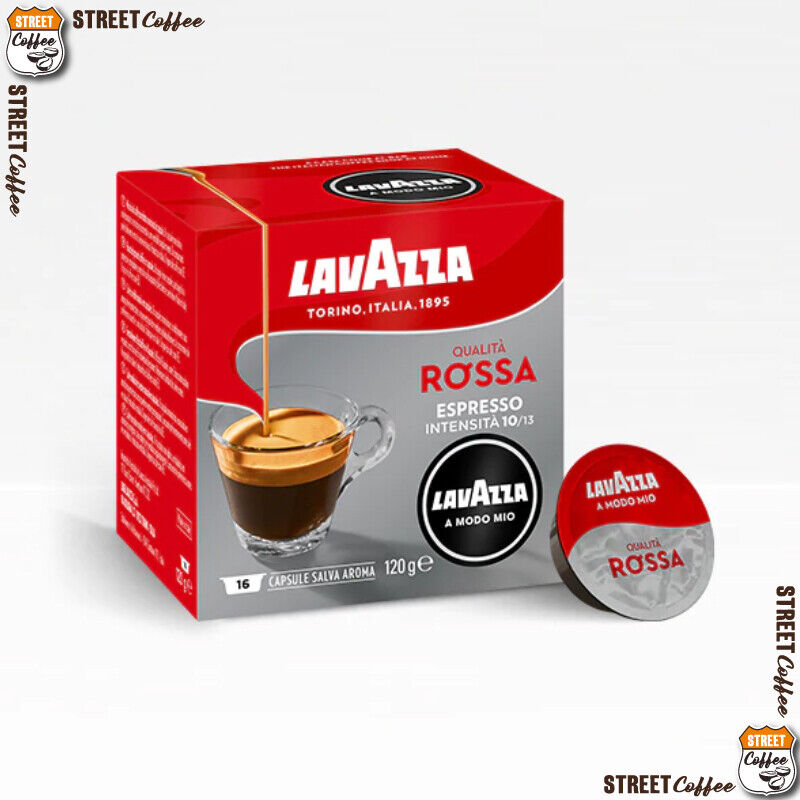 216 CIALDE CAPSULE CAFFE' LAVAZZA A MODO MIO QUALITA' ROSSA 100 % ORIGINALI
