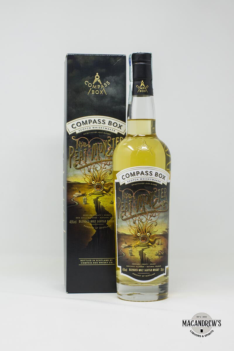Scotch Whisky COMPASS BOX The Peat Monster con Box