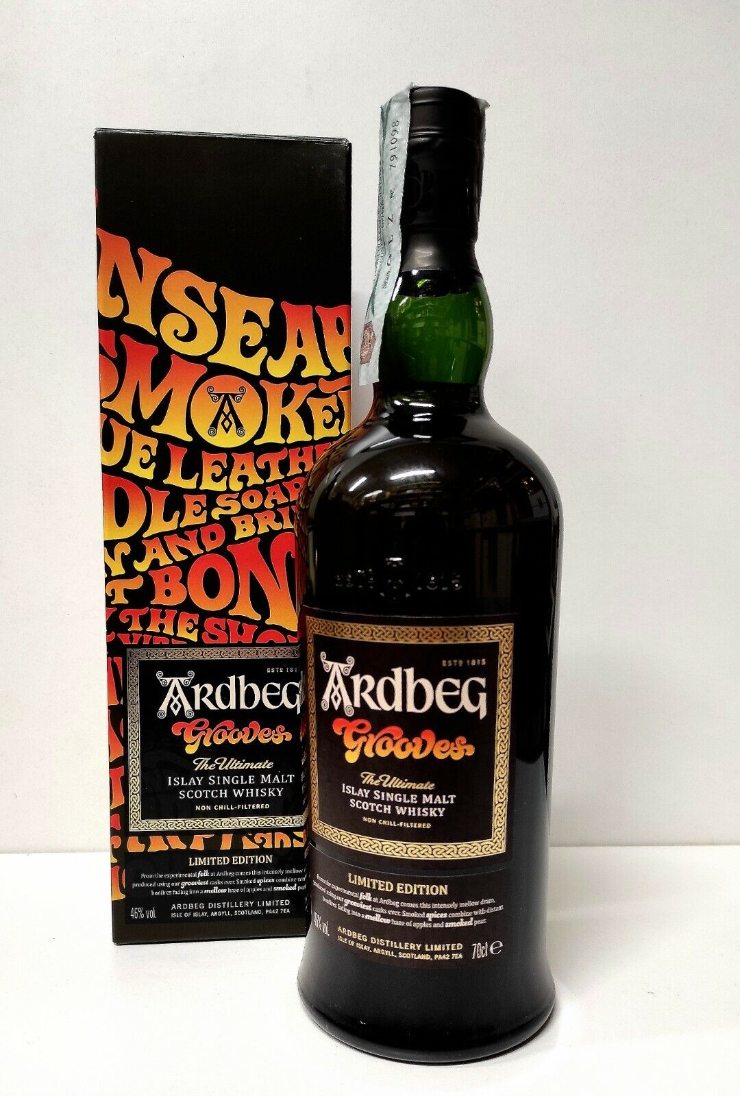 Ardbeg Grooves Limited Edition  46% vol  70 cl  con box