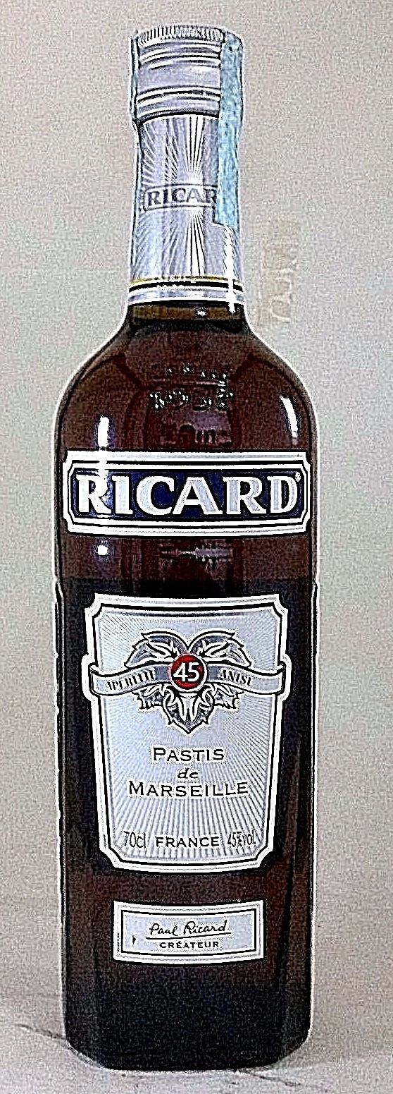 2 PASTIS DE MARSEILLE RICARD PERNOD cl.70 Bott. 4% SCONTO