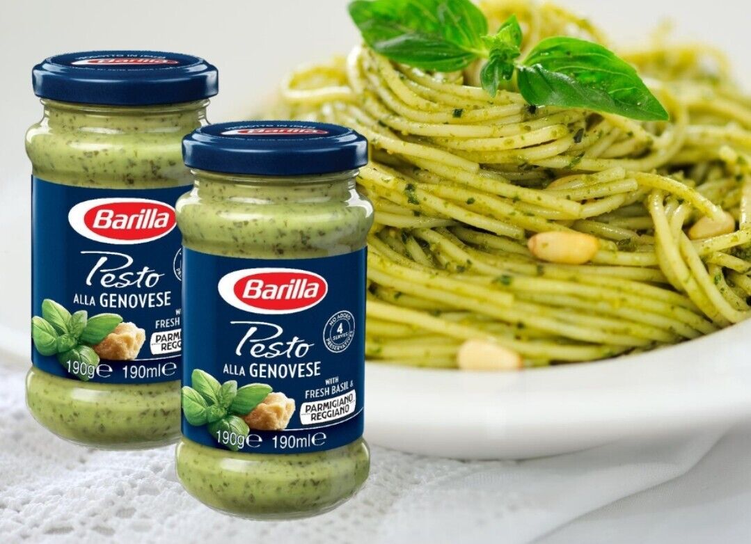 PESTO BARILLA ALLA GENOVESE 2 VASETTI DA 190 GR SUGO PASTA SUGHI