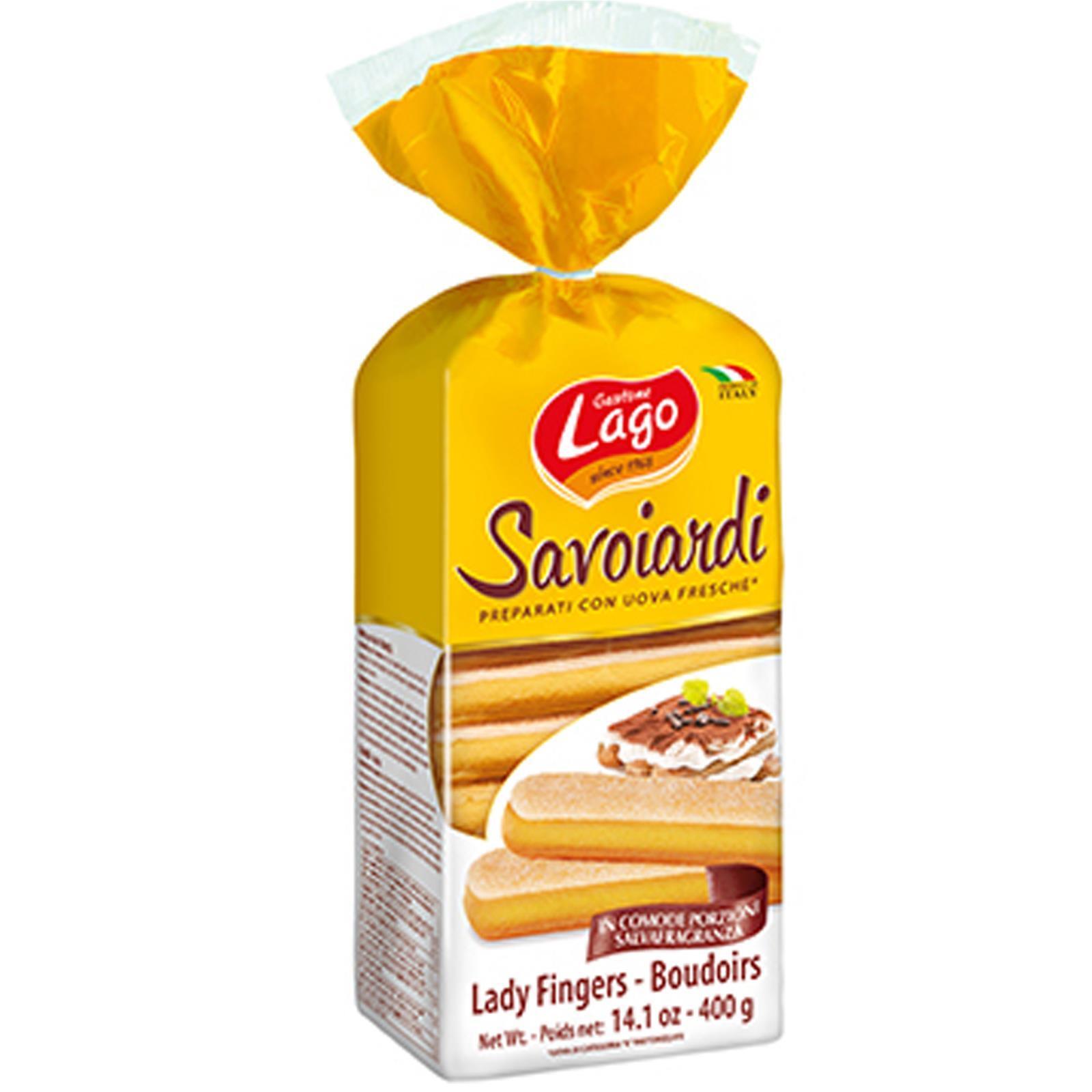 BISCOTTI SAVOIARDI GASTONE LAGO 400 GR TIRAMISU' DOLCE UOVA FRESCHE MORBIDI