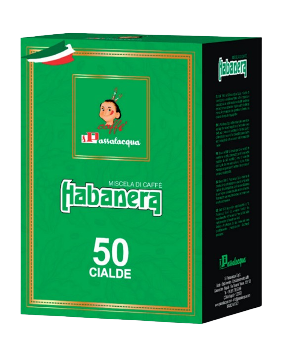 CAFFÈ PASSALACQUA HABANERA - GUSTO CORPOSO - Box 50 CIALDE ESE44 da 7.3g