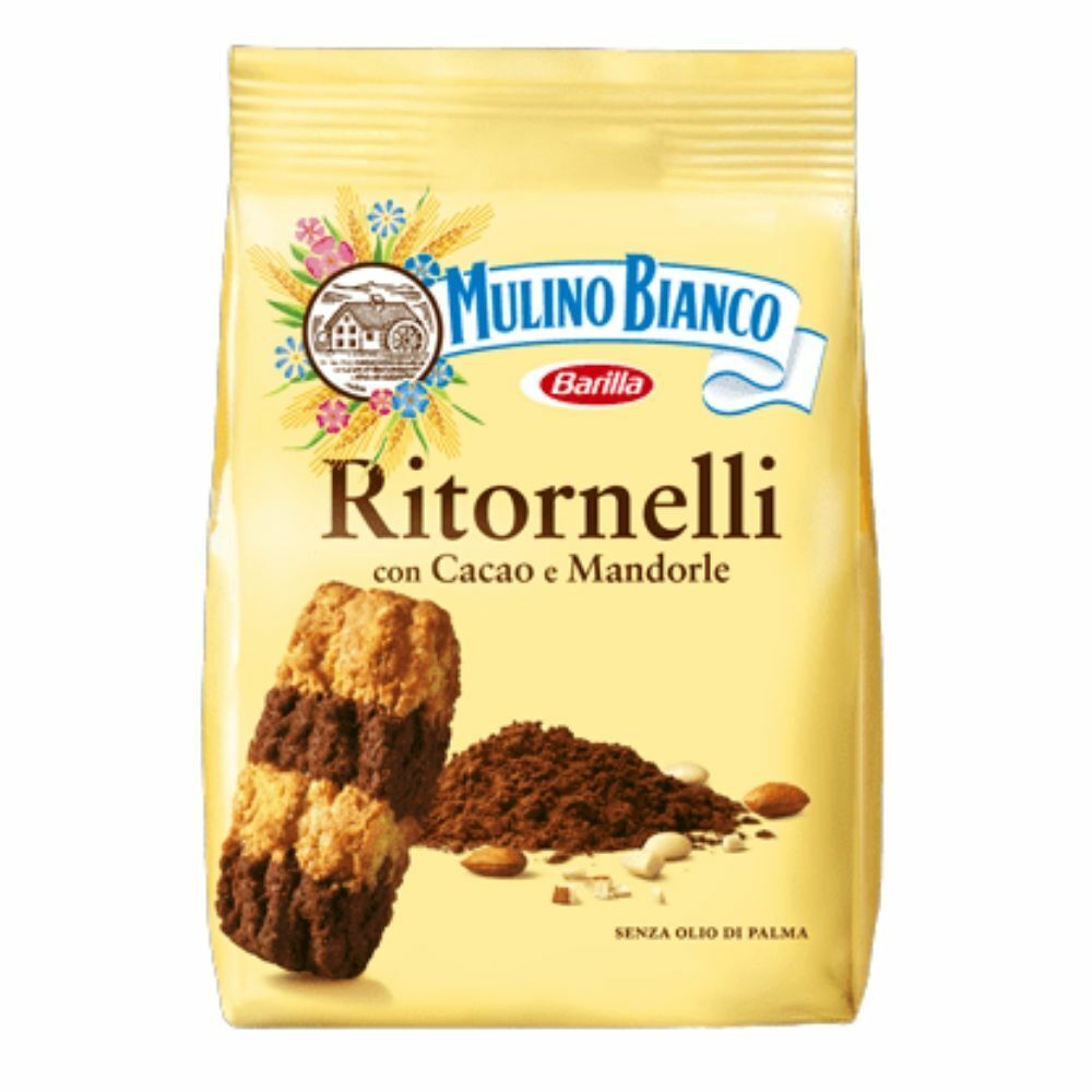 Mulino Bianco Ritornelli Con Cacao E Mandorle In Confezione Da 700 Grammi