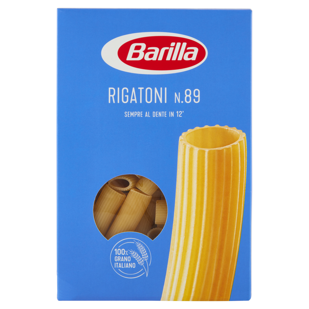 4X PASTA BARILLA RIGATONI N. 89 PASTA DI SEMOLA DI GRANO DURO ITALIANO 4x500g