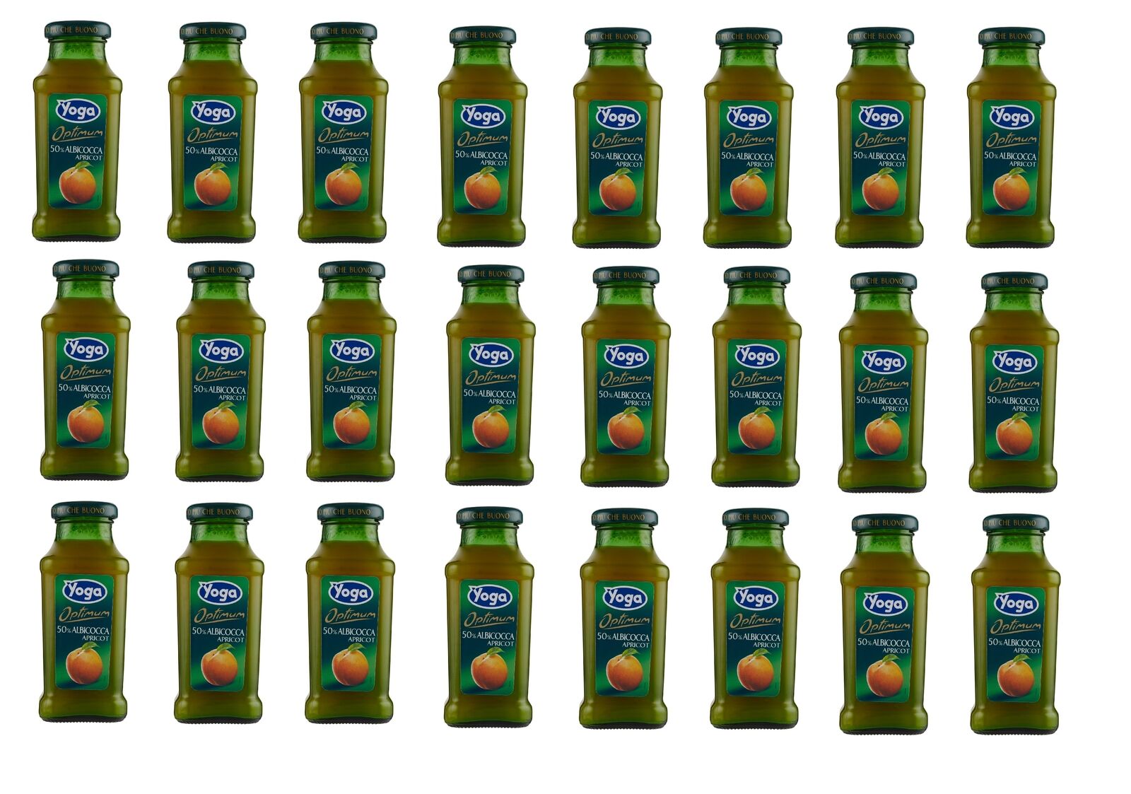 24 BOTTIGLIE YOGA BAR OGNI BOTTIGLIA ALBICOCCA DA 200 ML