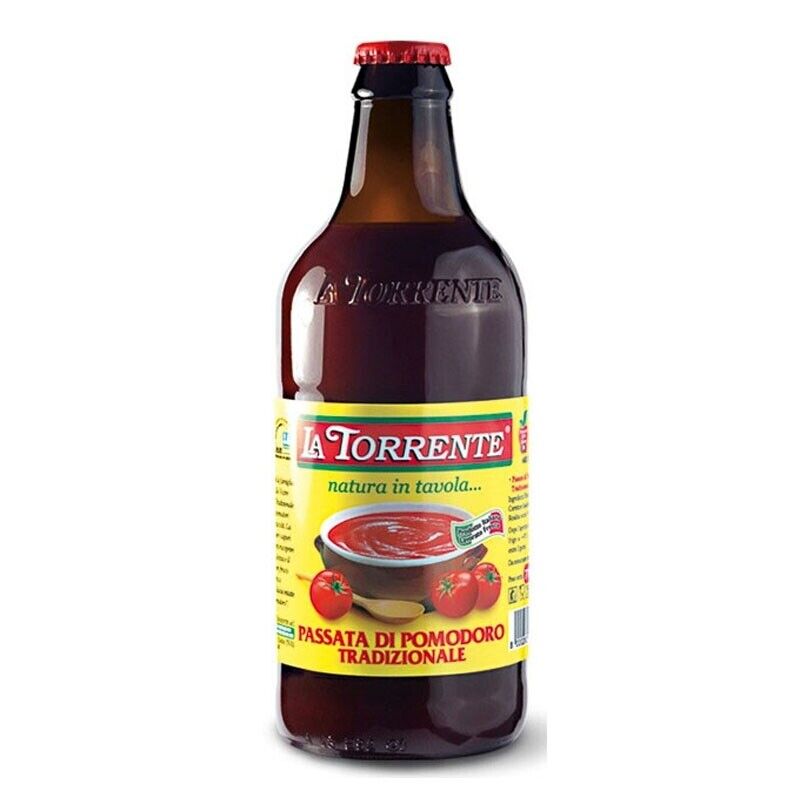 Passata di pomodoro tradizionale - La Torrente - Cartone da 12  Pezzi