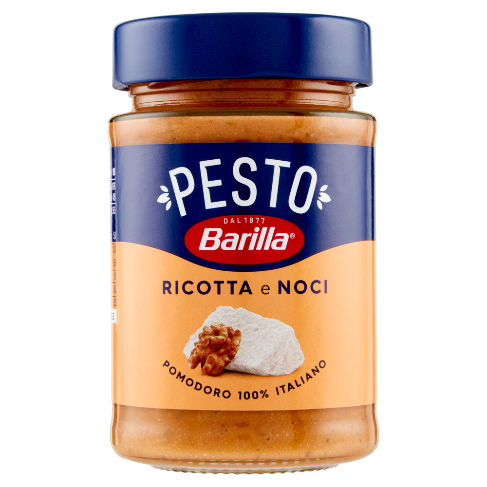 PESTO ALLA SICILIANA RICOTTA E NOCI BARILLA ITALIANO GRANA PADANO DOP SUGHI 190g