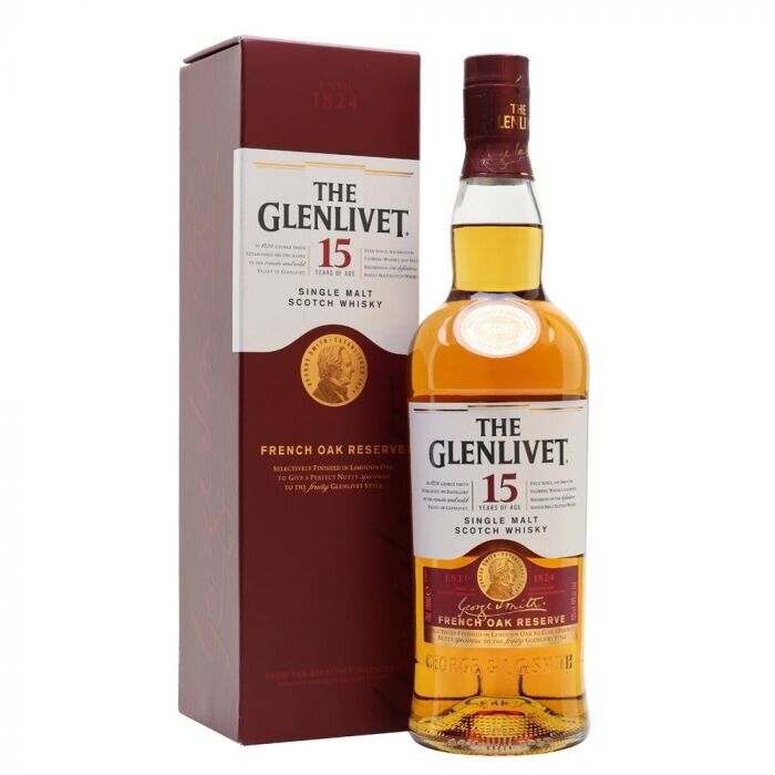 The Glenlivet 15 year old French oak reserve Vol.40% Cl.70