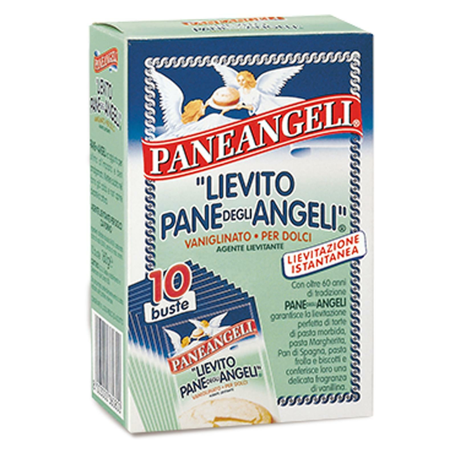 LIEVITO PANEANGELI PANE DEGLI ANGELI VANIGLIATO PER DOLCI 10 BUSTINE DA 16 GR