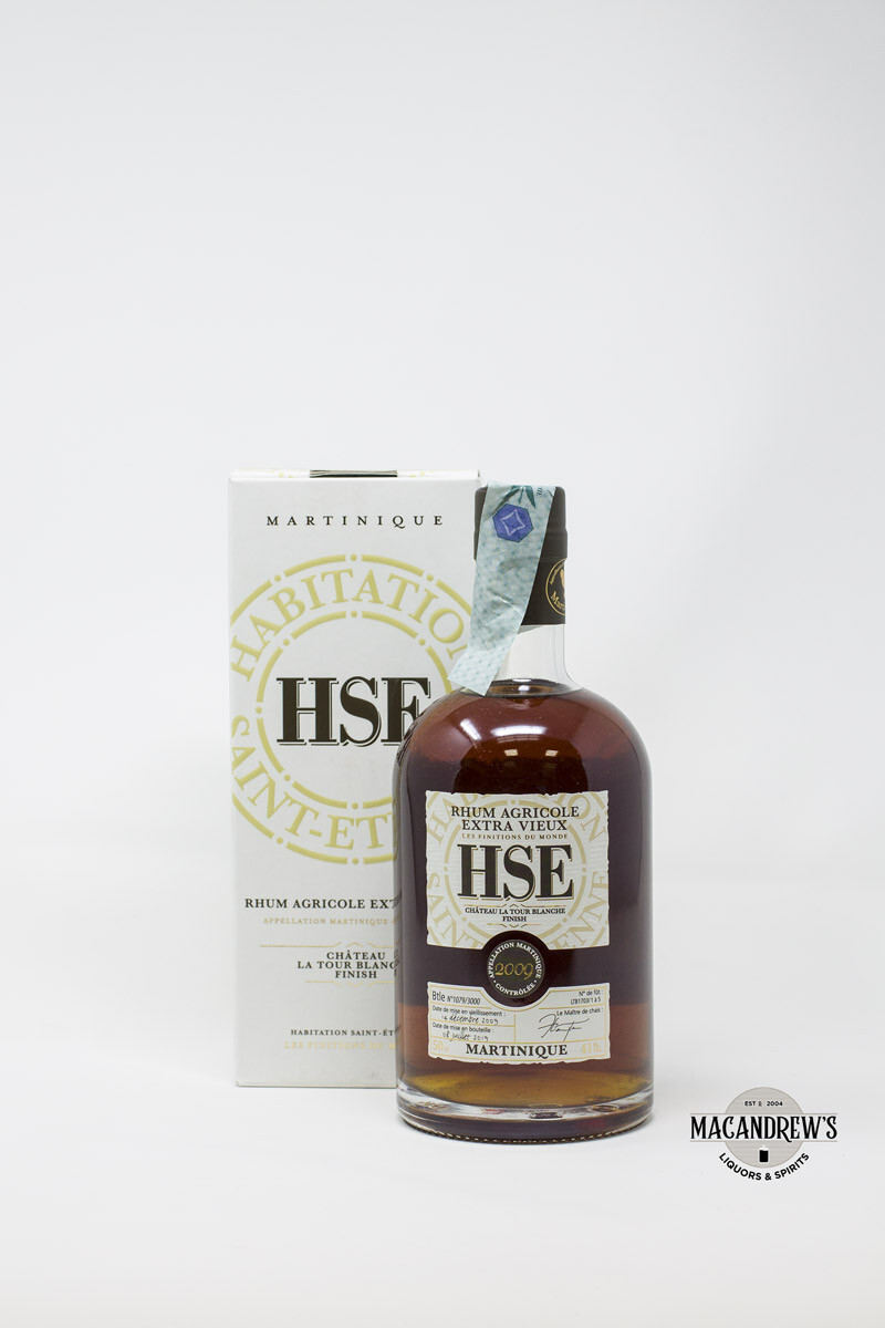 Rum/Rhum Agricole Extra Vieux HSE Chateau La Tour Blanche Finish 2009 50cl cBox