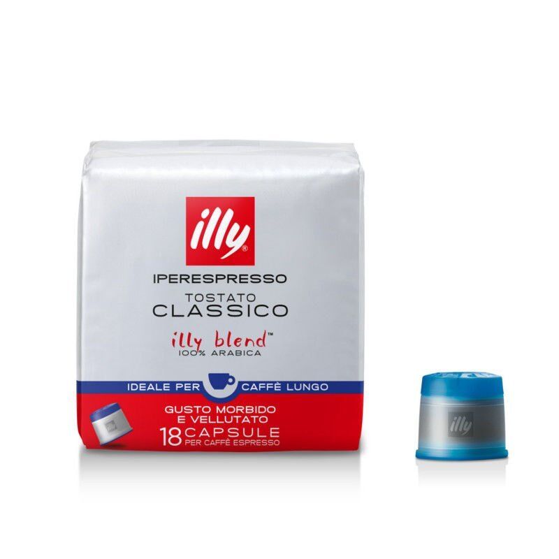 18 Capsule Illy Iperespresso Tostatura Lungo - NUOVO FORMATO