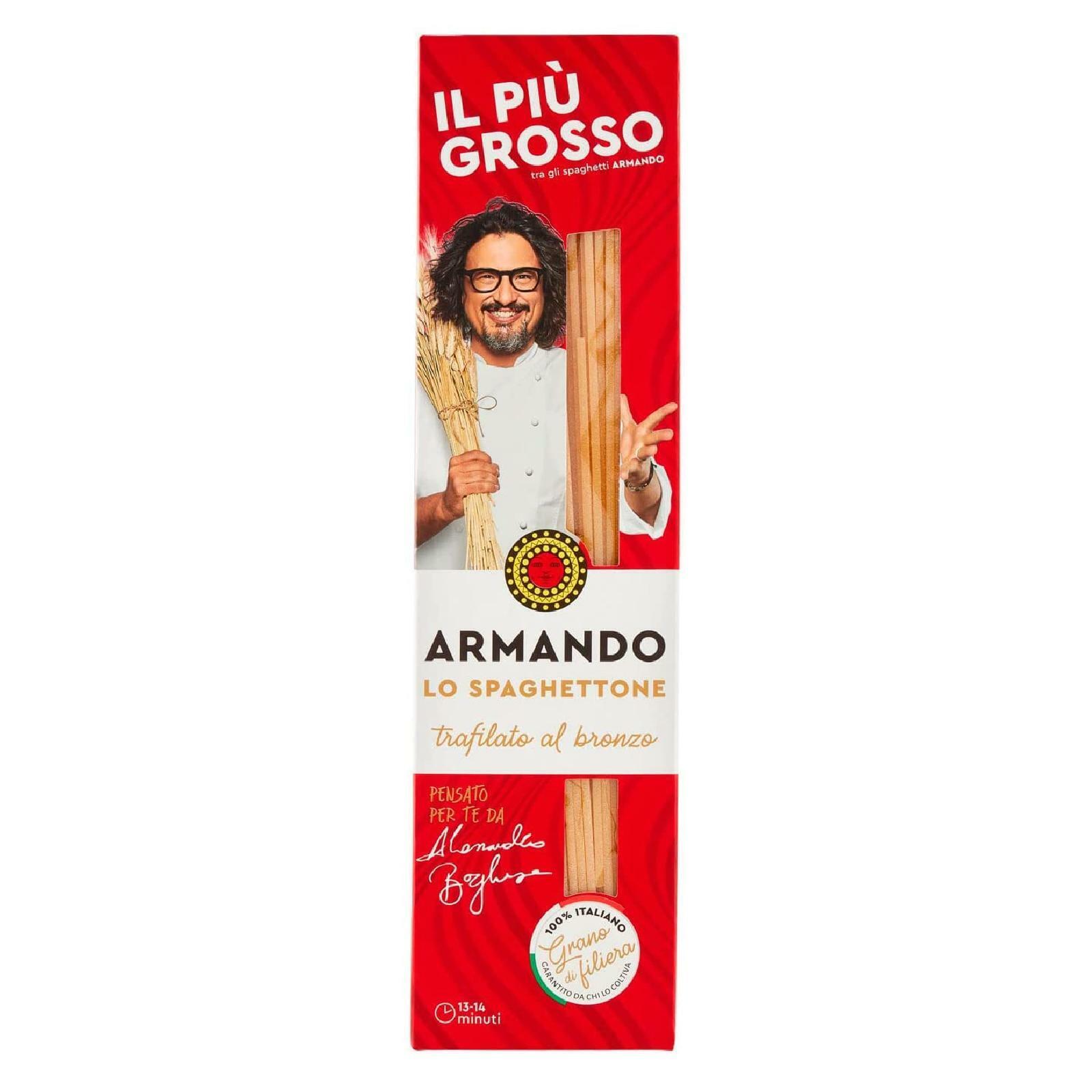 PASTA ARMANDO LO SPAGHETTONE IL GRANO DI ARMANDO PACCO 500g  TRAFILATA AL BRONZO