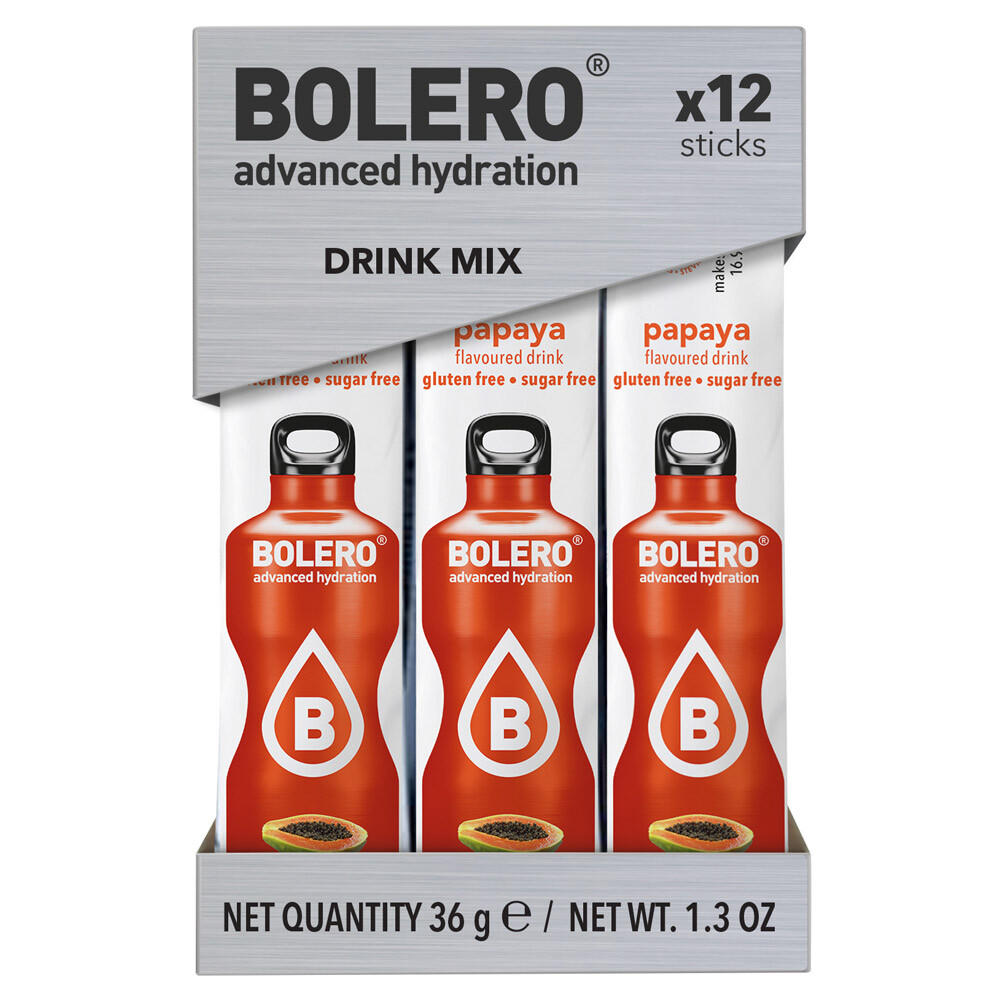 BOLERO Drinks - bevanda 12 sticks da 3g - PAPAYA