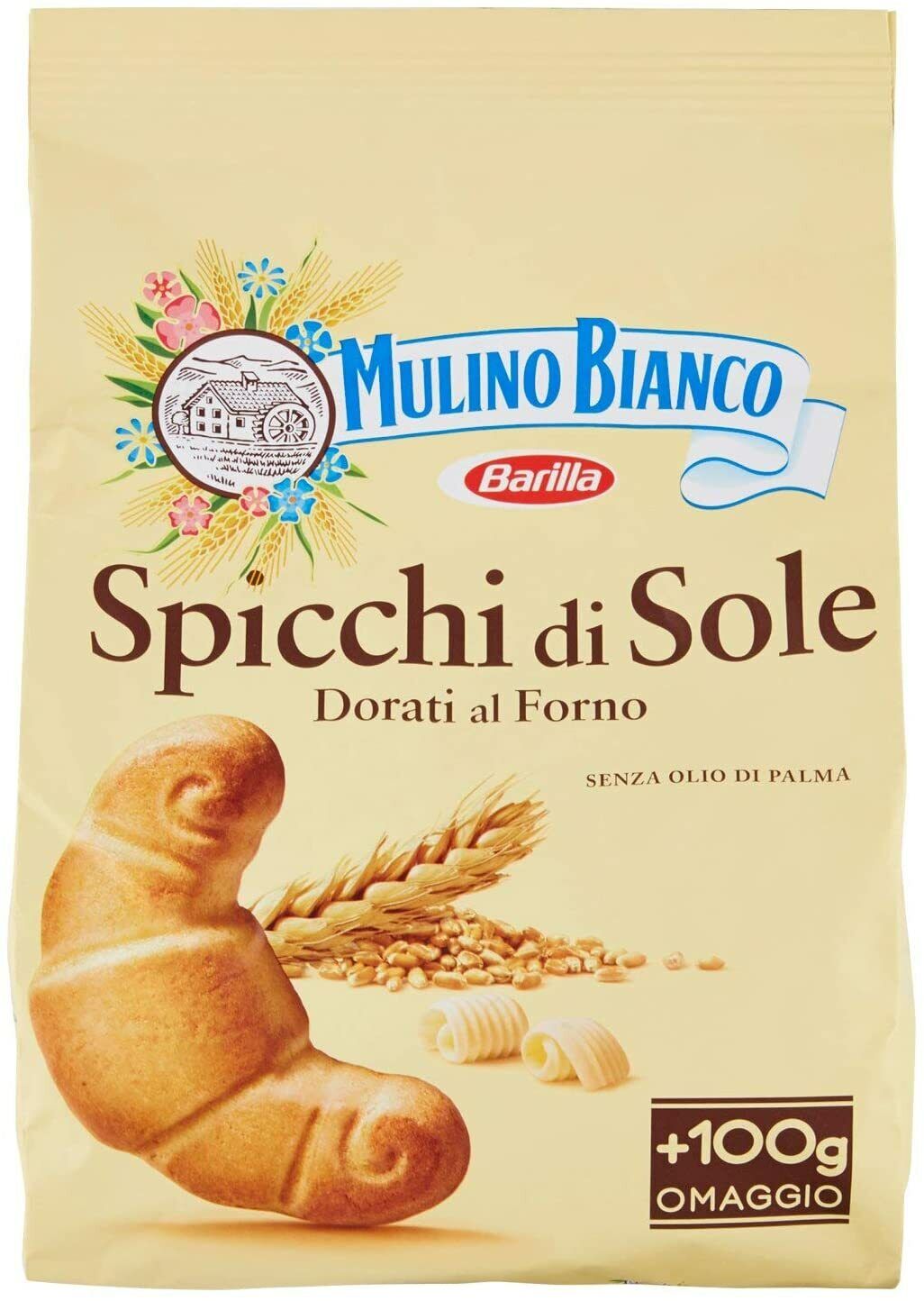 Mulino Bianco Biscotti Frollini Spicchi di Sole, Colazione Ricca di Gusto, 900 g