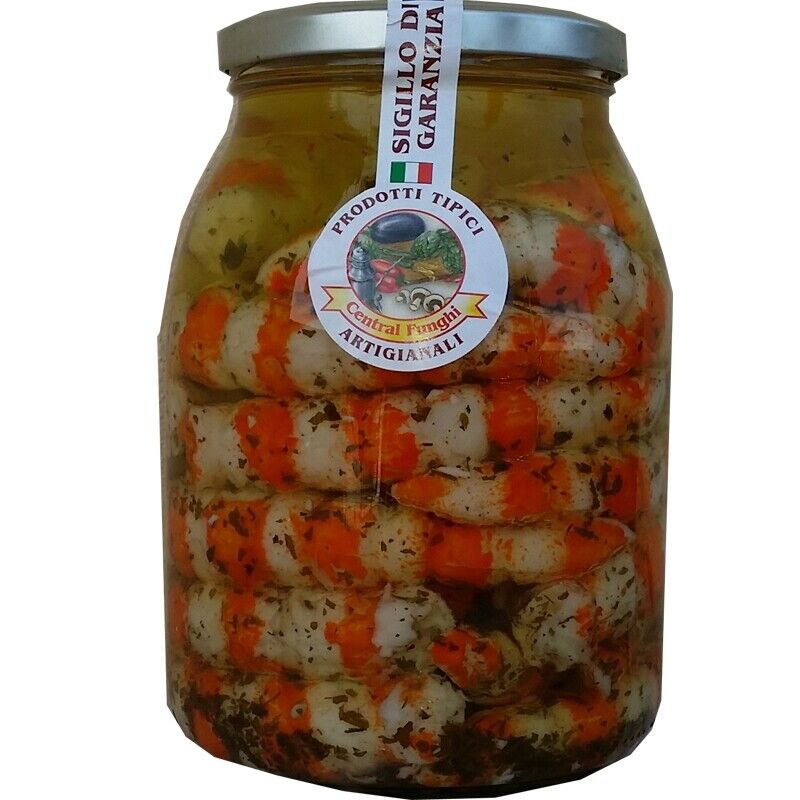 Gamberoni in olio Gr. 1000