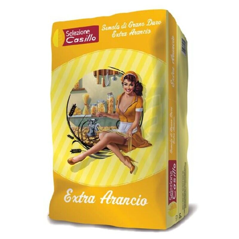 Semola di grano duro Arancio - Extra 25 kg - Selezione Casillo