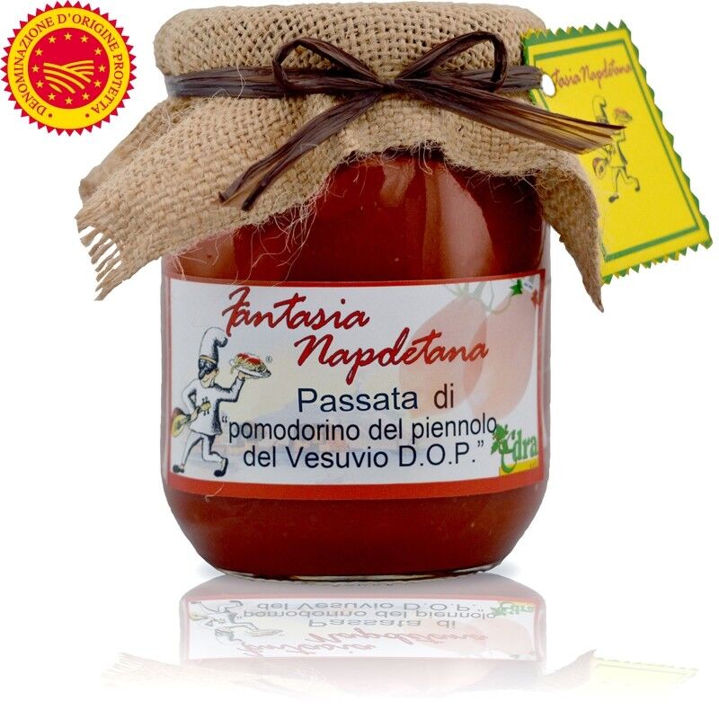 Pomodorino del Piennolo del Vesuvio Dop in "Passata" - Offerta 3 Pezzi