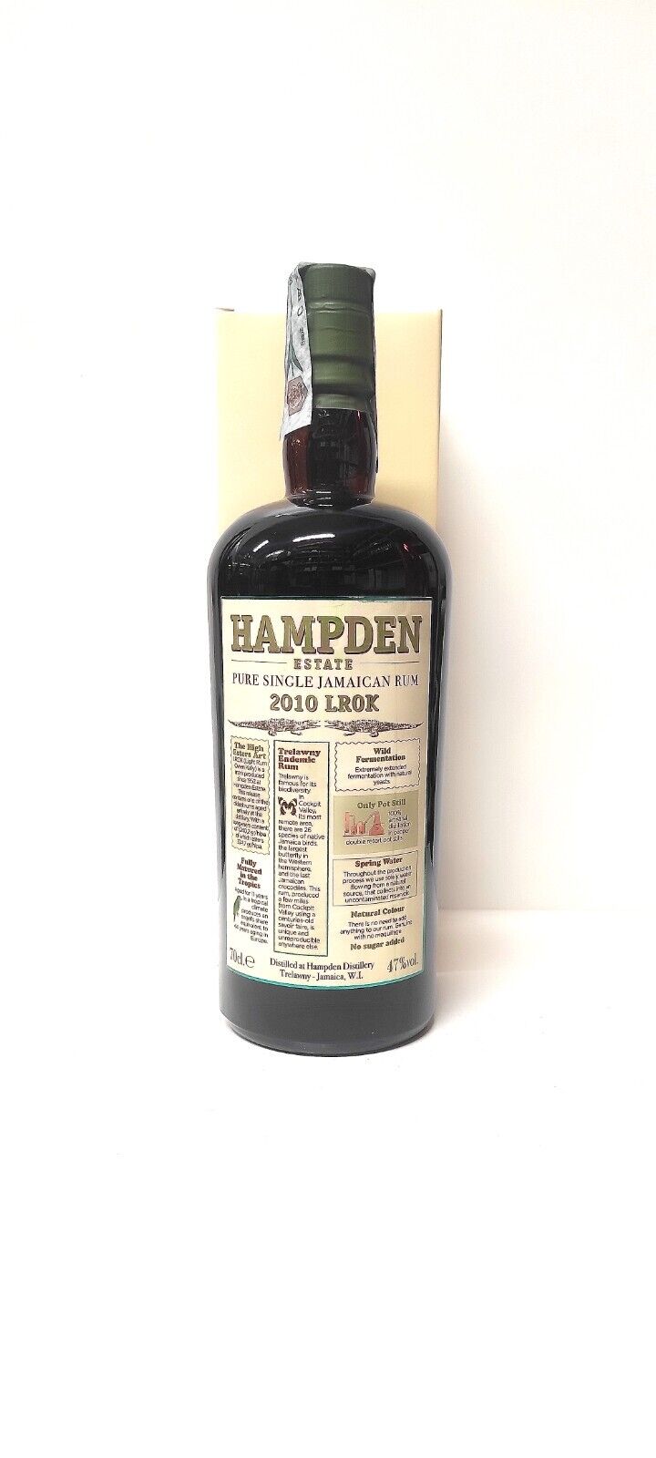 Hampden Estate LROK 2010 47% vol 70 cl con box