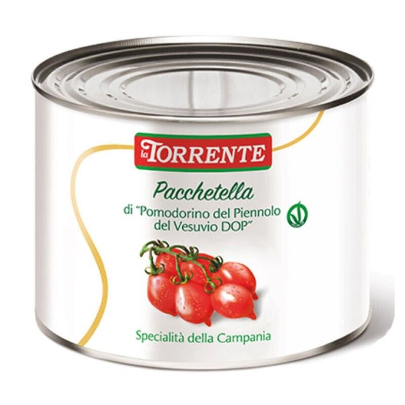 Pacchetella di "Pomodorino del Piennolo del Vesuvio DOP" 2500g- La Torrente