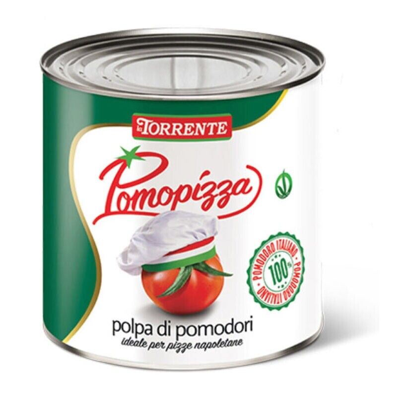 Pomopizza Polpa di Pomodori 3kg  - La Torrente - Cartone da 6  Pezzi