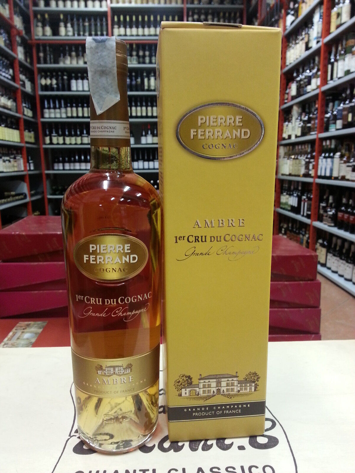 Pierre Ferrand Premier Cru du Cognac AMBRE  40% vol  70 cl  con box