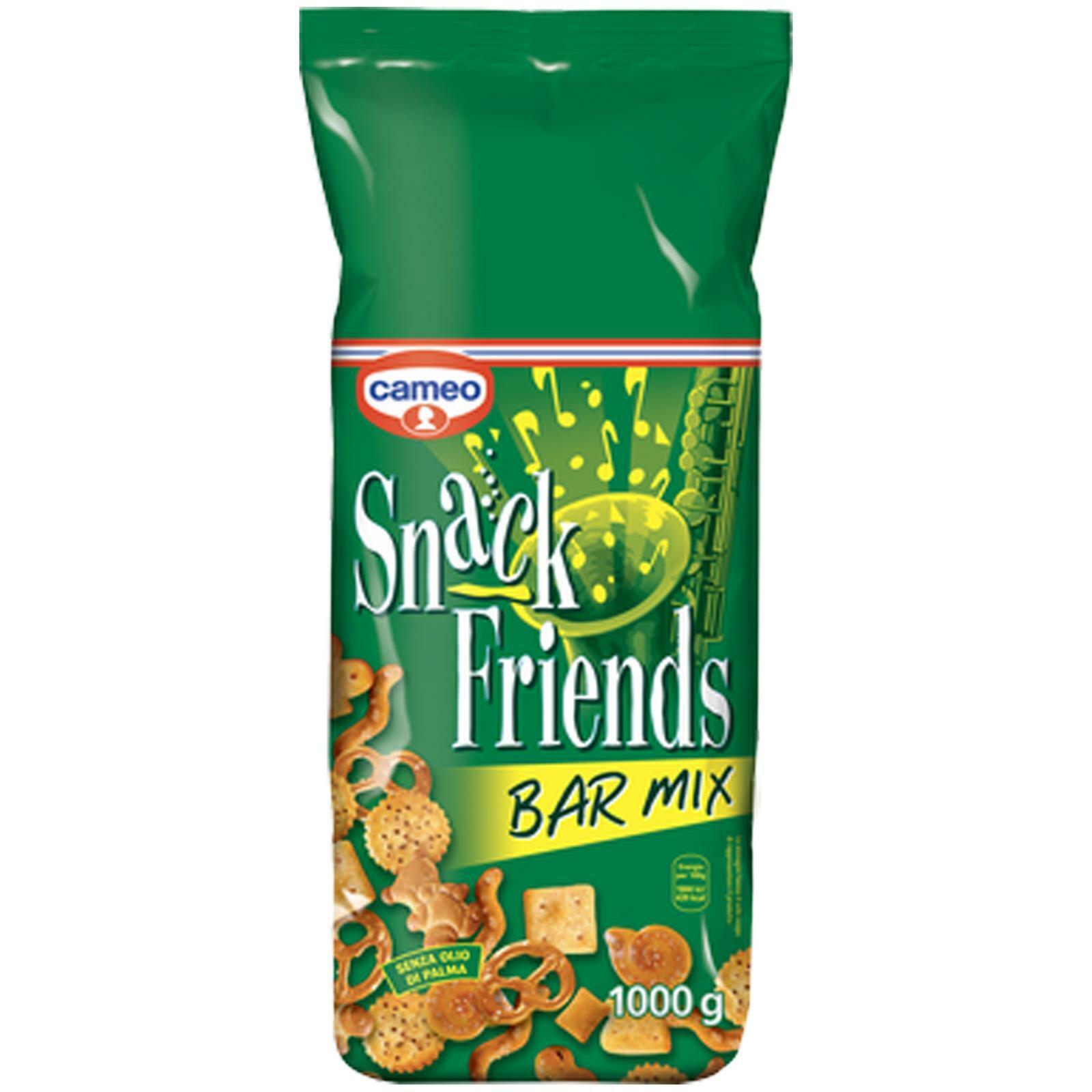 CRACKER CAMEO SNACK FRIENDS BAR MIX 1000g 1 KG SALATINI PARTY COCKTAIL APERITIVO