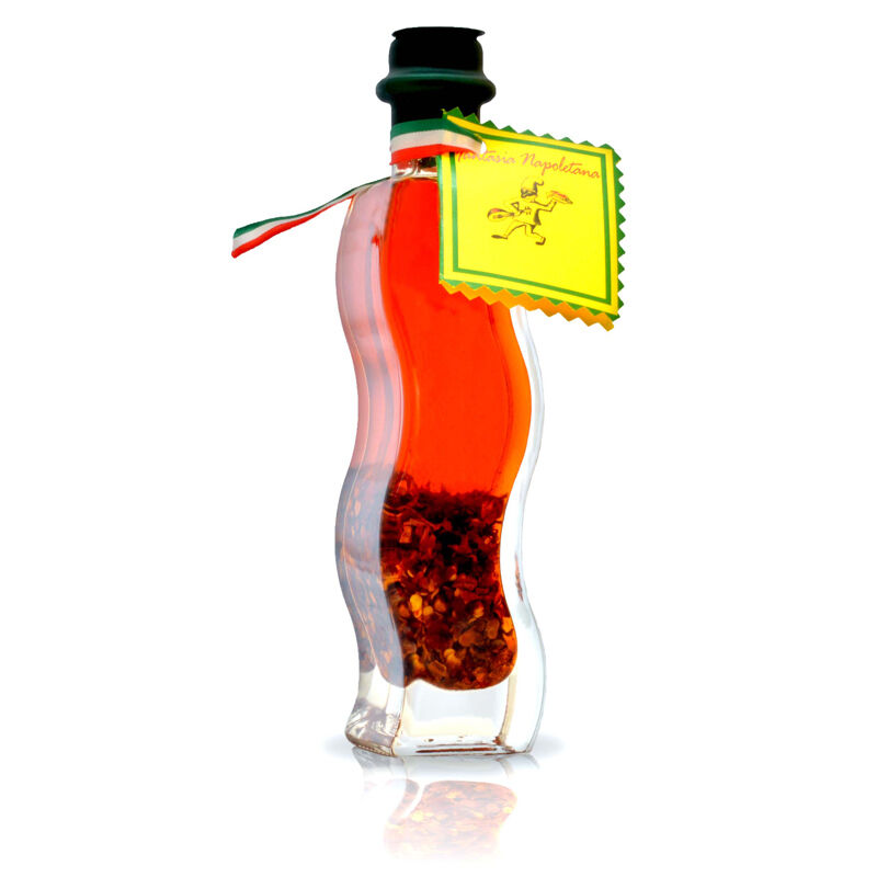 Olio aromatizzato al Peperoncino frantumato