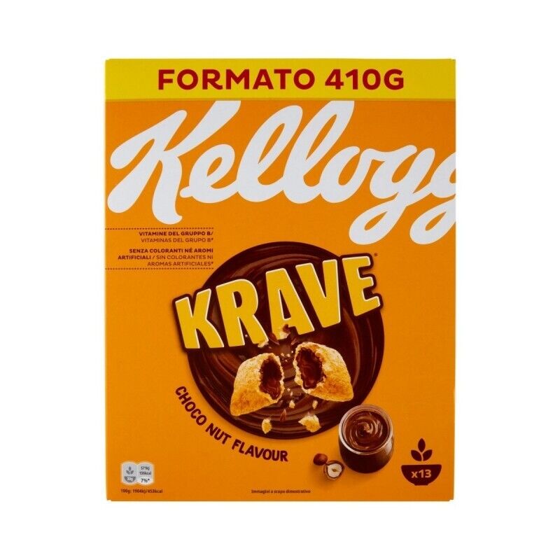 KELLOGG'S KRAVE CHOCO NUT FLAVOUR 410 GR.