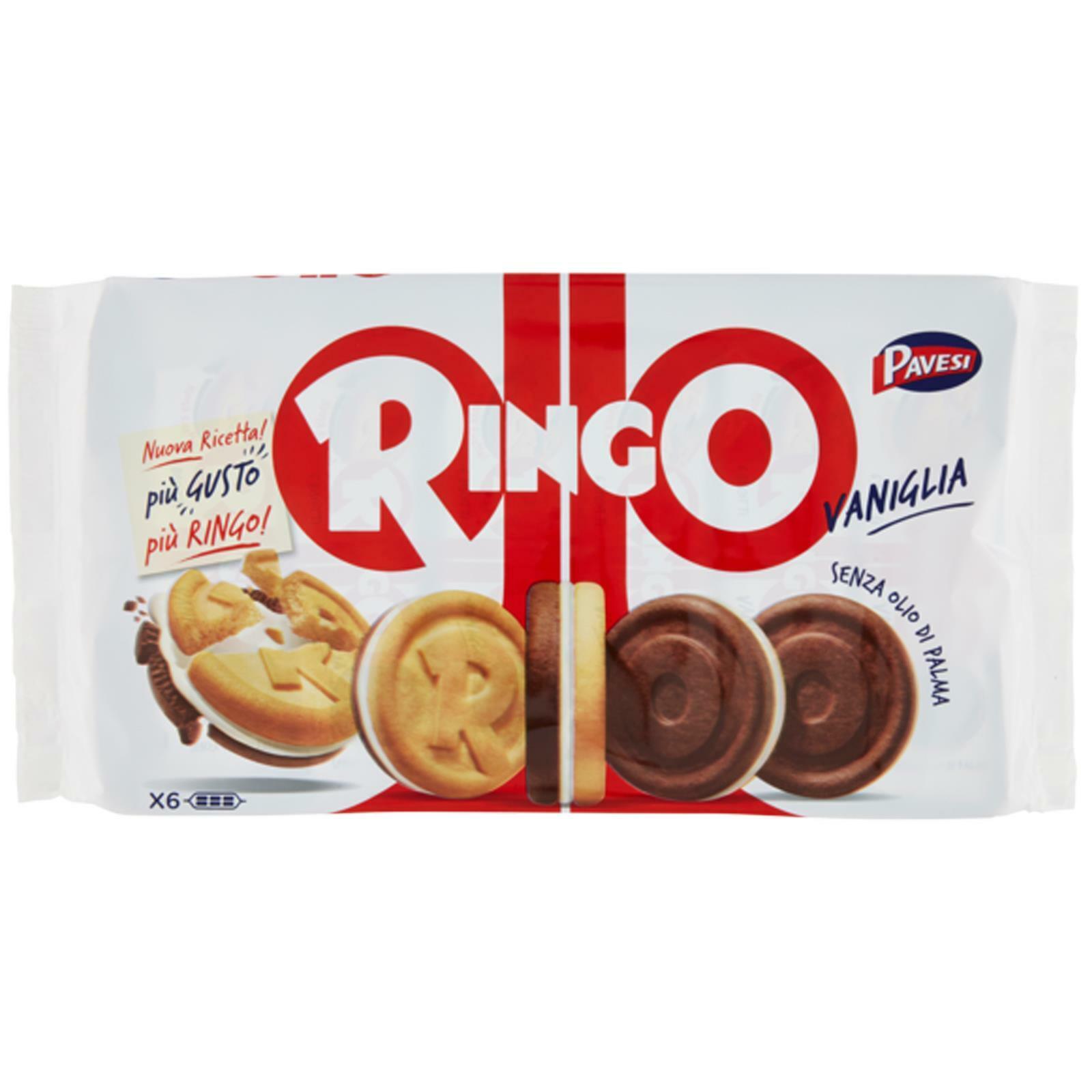 Biscotti Ringo Classici Con Ripieno Vaniglia Classico Biscotto 330 Gr 6 Porzioni